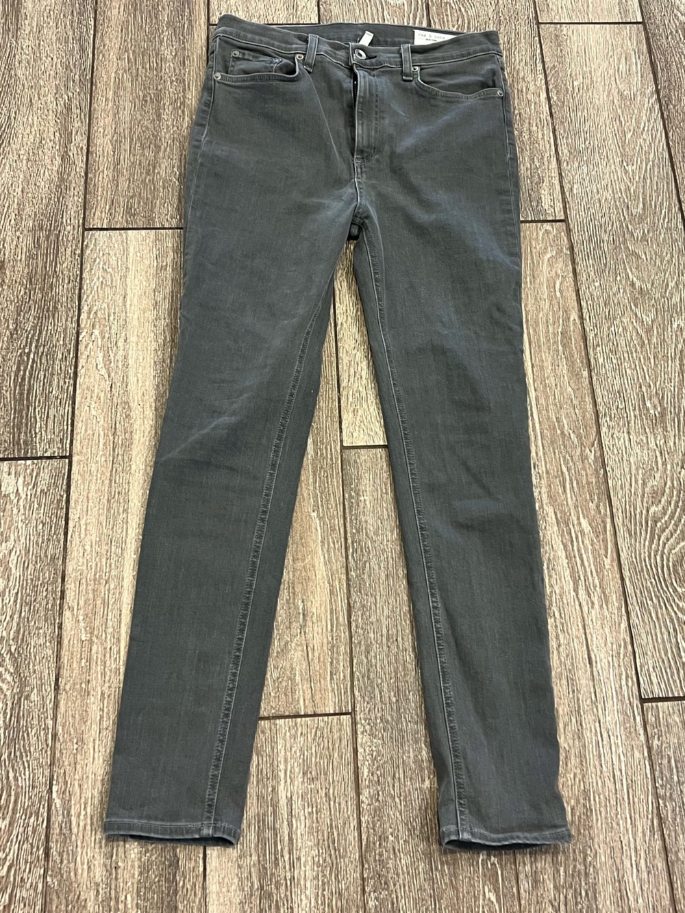 rag & bone High Rise Skinny Jeans Gray Wash Size 31